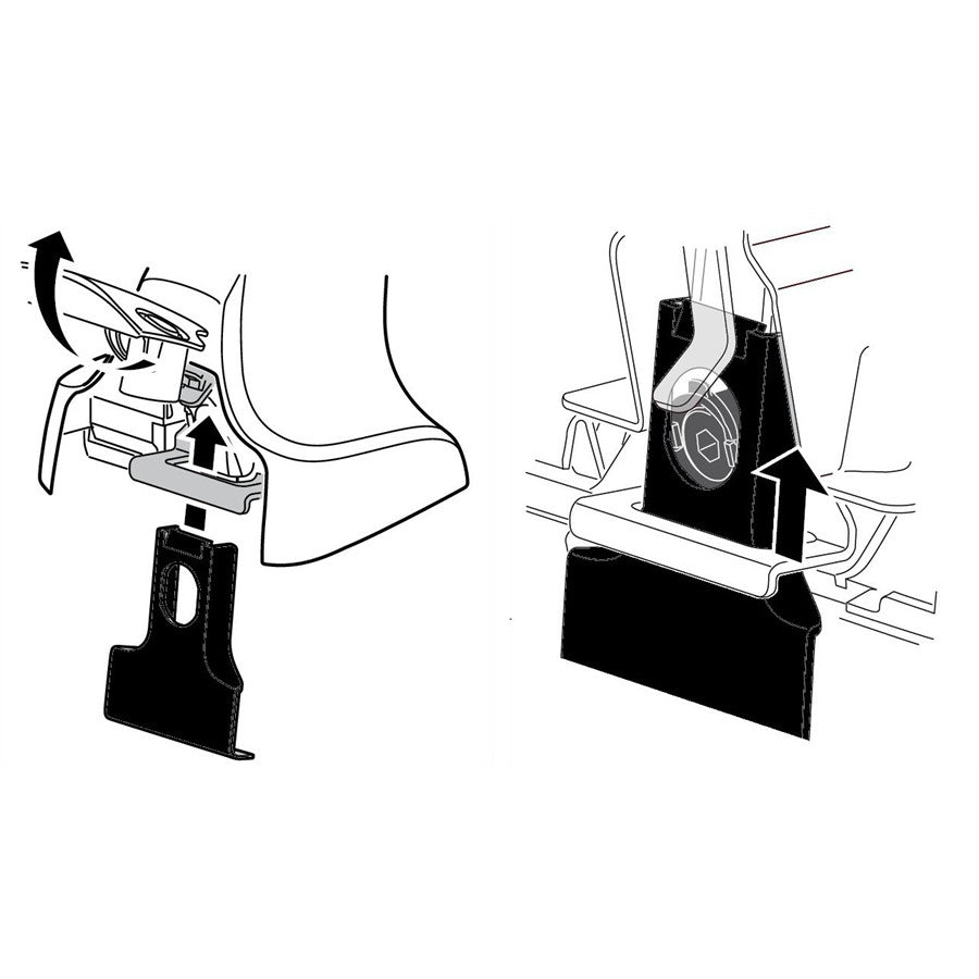 4 pattes de fixation THULE 1353