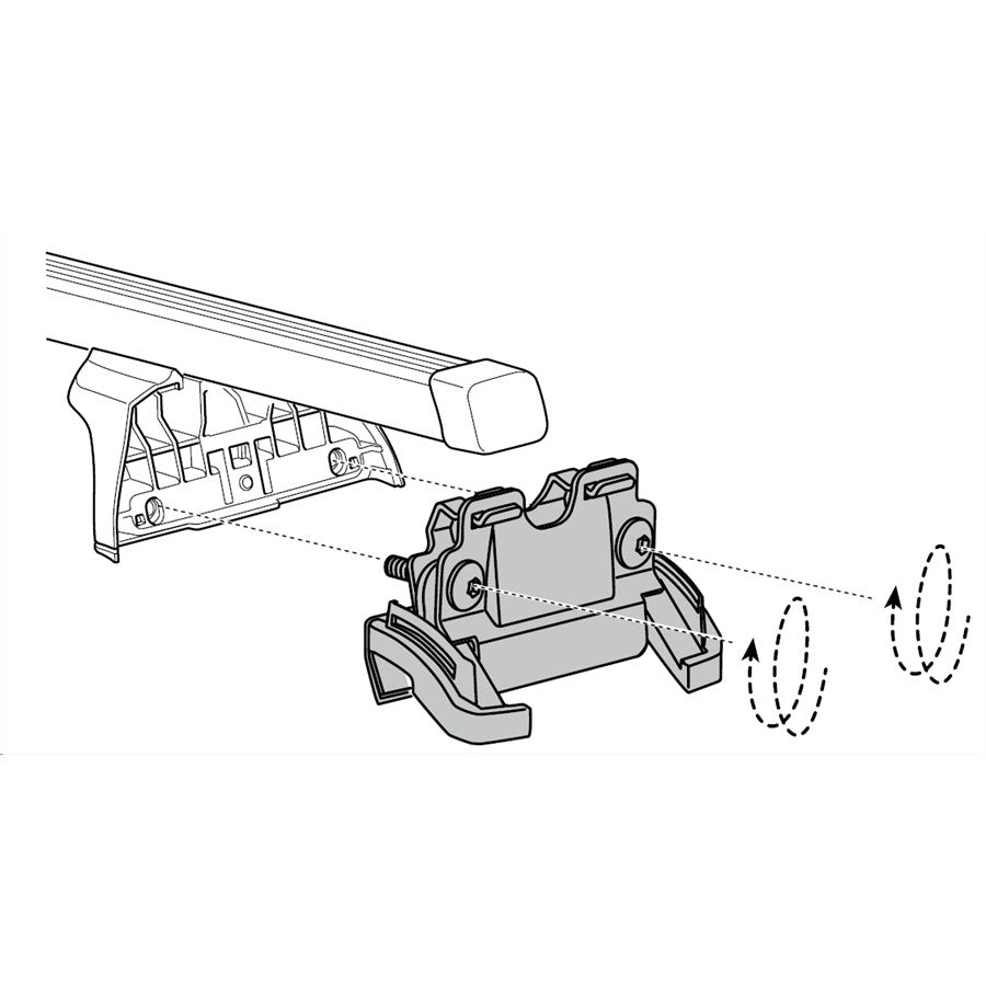 4 pattes de fixation THULE 4002