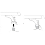 4 pattes de fixation THULE 4002
