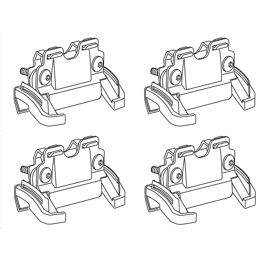 4 pattes de fixation THULE 4002