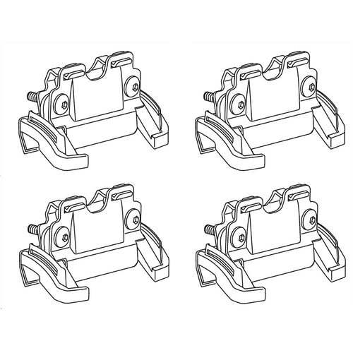 4 pattes de fixation THULE 4002