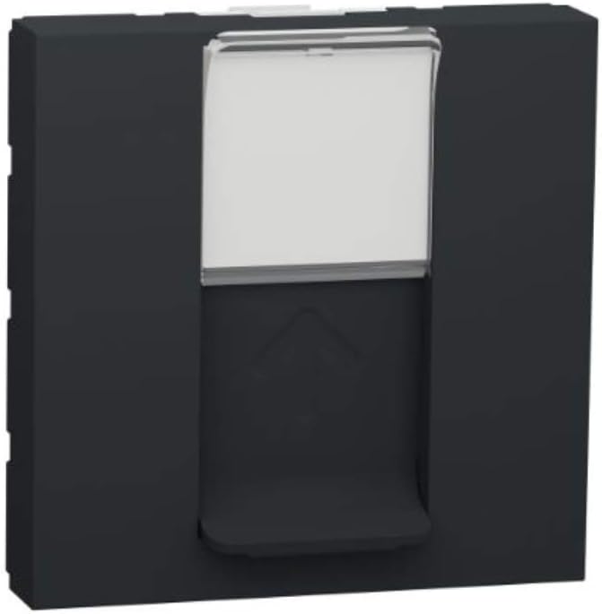 Schneider Electric - Prise RJ45 cat.6 UTP 2 mod. - TOMA Antracite
