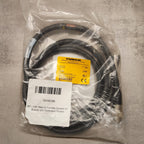 Turck RSM 34-2M CORDSET, A, STRAIGHT MALE, MALE: 14 AWG, 3 PIN, 600V, 15A, 2M0