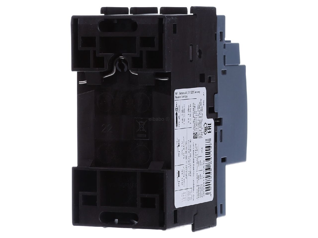 Siemens - Disjoncteur de protection moteur 2,5A - 3RV2011-1CA153