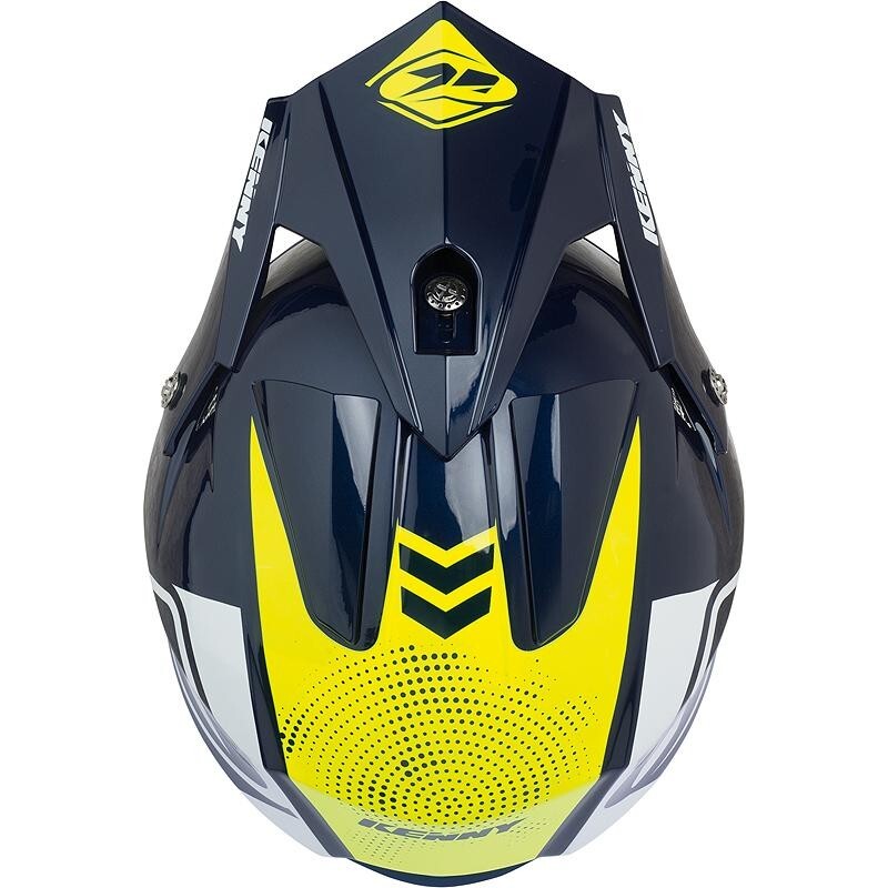 KENNY 6 Casque Trial TRIAL AIR - Navy/Jaune fluo - Taille : L2