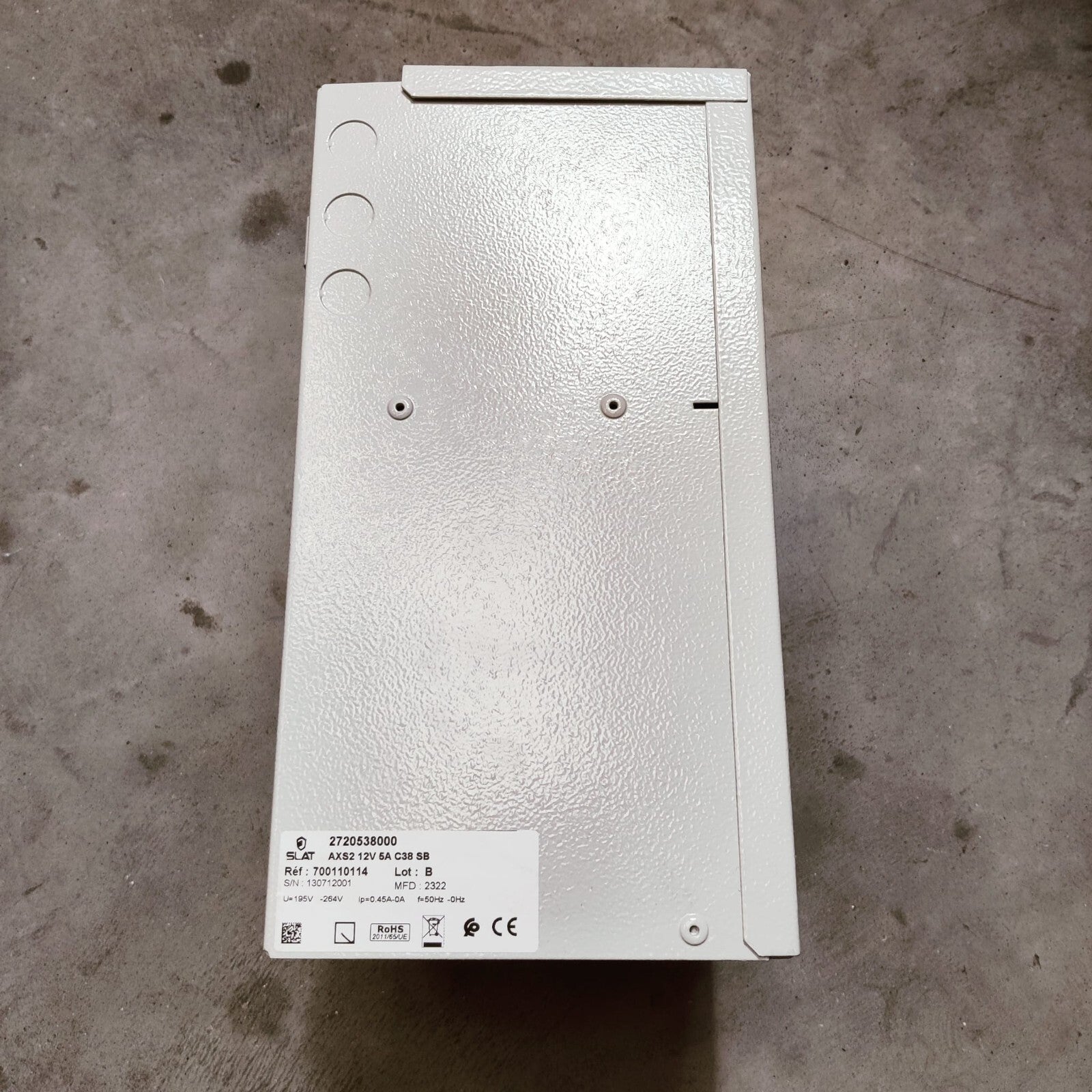 SLAT - Alimentation AXS2 12V 5A C38 SB - 27205380001