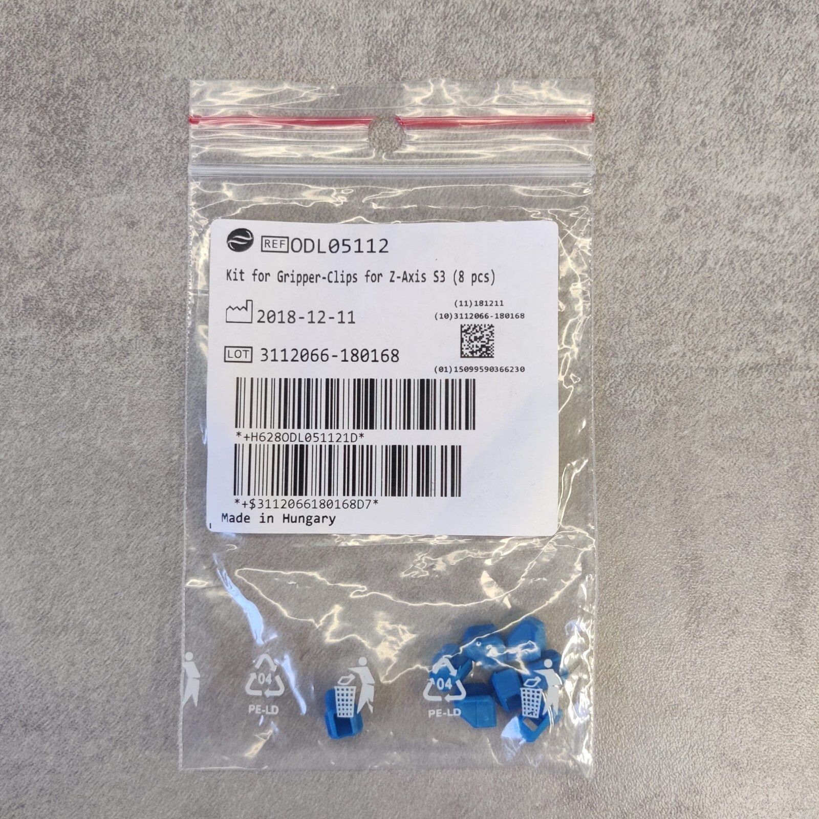 Beckman Coulter - ODL05112 Kit for Gripper-Clips for Z-Axis S3 (8 pcs)1