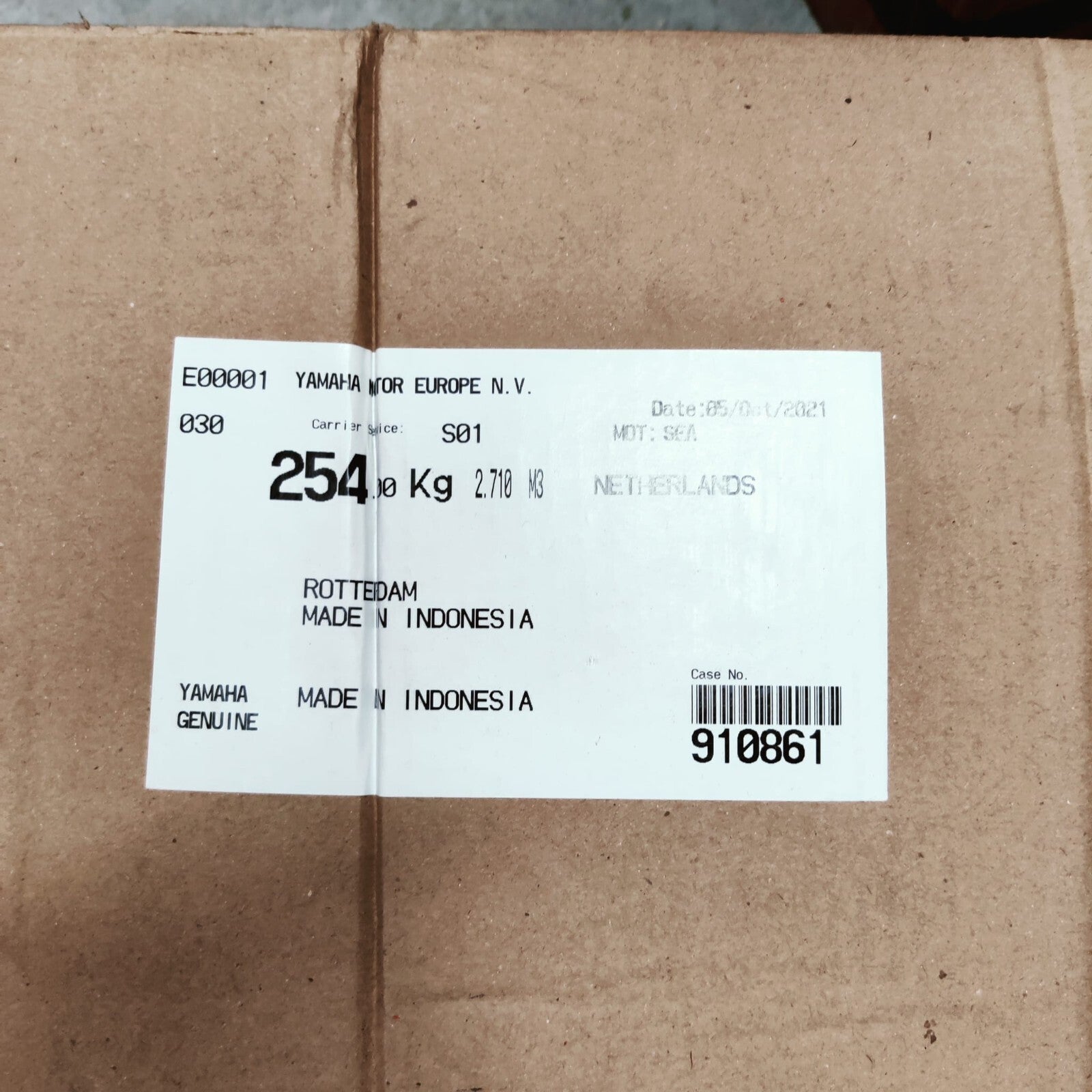 Pot D'échappement Yamaha 2DSE471100 pour GPD125-A 20153