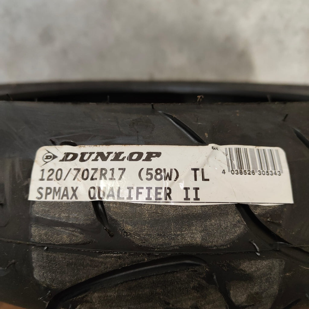 120/70 ZR17 58W Pneu Été DUNLOP Sportmax Qualifier I Moto2