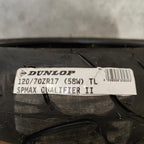 120/70 ZR17 58W Pneu Été DUNLOP Sportmax Qualifier I Moto2