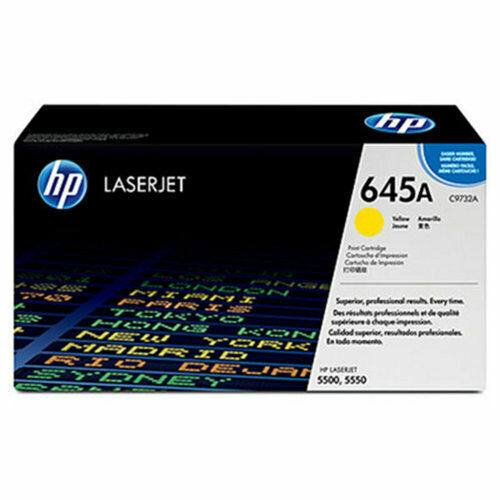 HP 645A toner LaserJet jaune ( C9732A )  Color LaserJet 5500/55500
