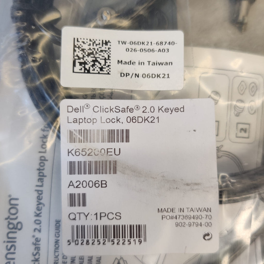 DELL KENSINGTON CLICKSAFE 2.0 06DK211