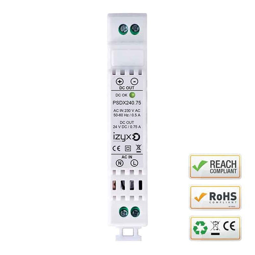 ALIMENTATION RAIL DIN IZYX PSDX240.75 - 24V 0,75A0