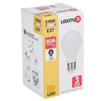 Lot de 8 Ampoule led  Lexman Standard E27 60W 806lm 2700K blanc chaud1