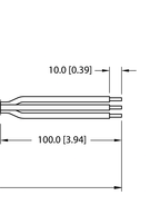 Turck RSM 34-2M CORDSET, A, STRAIGHT MALE, MALE: 14 AWG, 3 PIN, 600V, 15A, 2M7