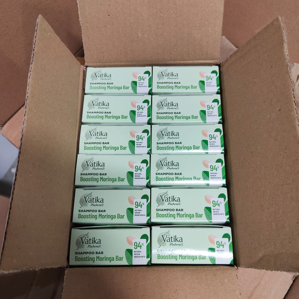 Lot de 12 Shampoings Solides Vatika Naturals " Boosting Moringa Bar" - 75g1