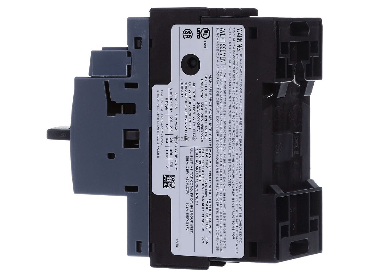 Siemens - Disjoncteur de protection moteur 2,5A - 3RV2011-1CA152