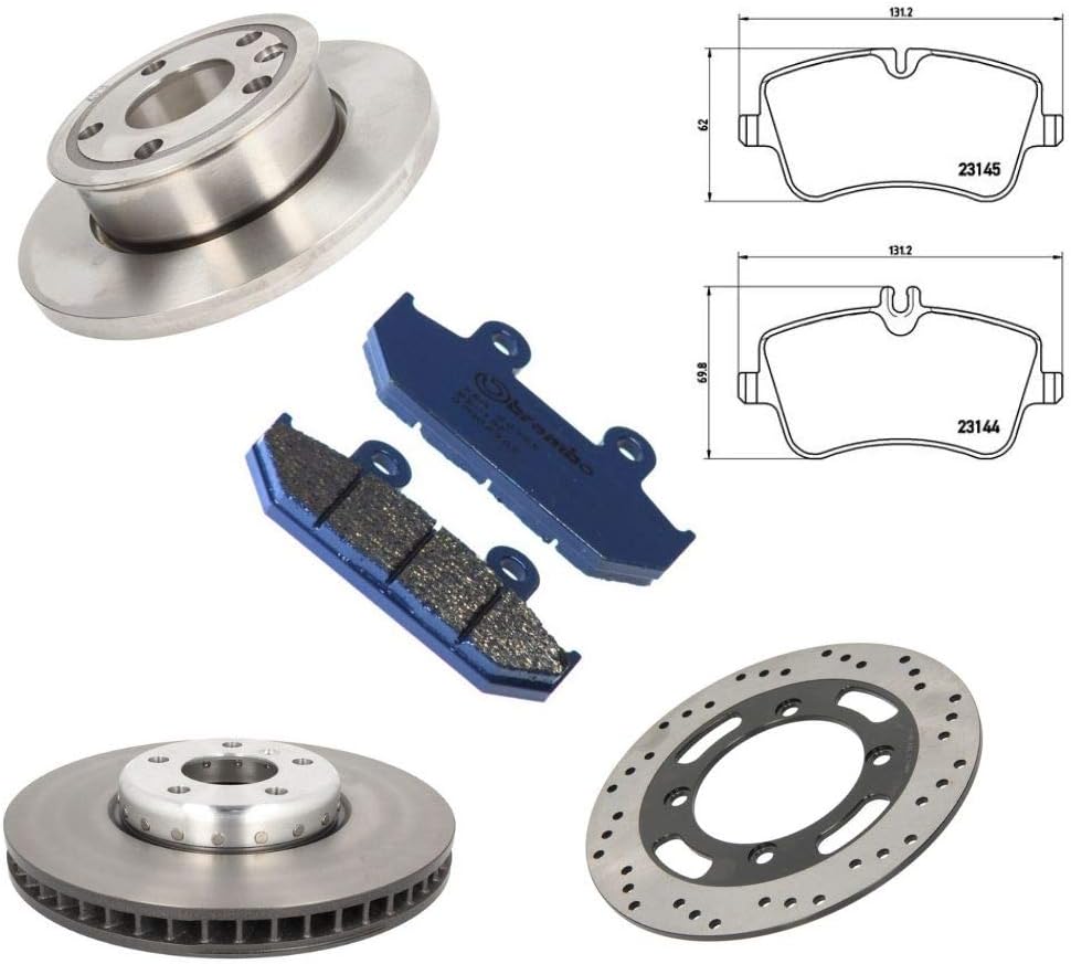 BREMBO - Plaquettes de freins Épaisseur 8,1mm - 07KA1306