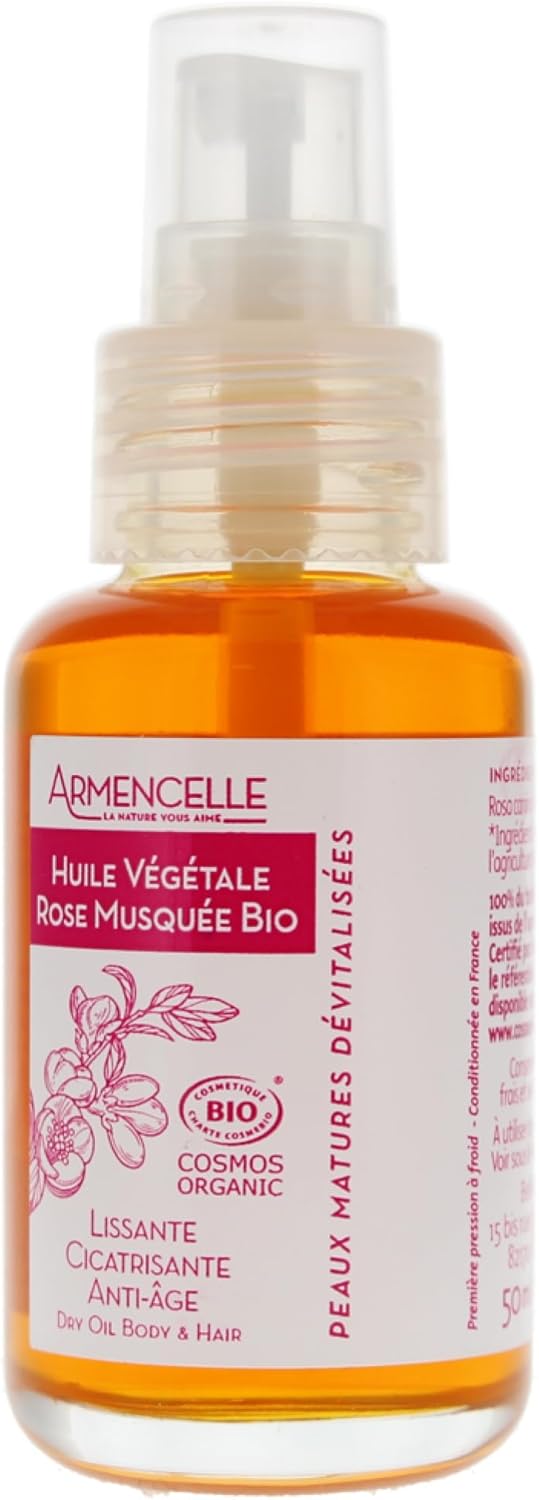 Huile végétale Rose Musquée Bio – 50 ml