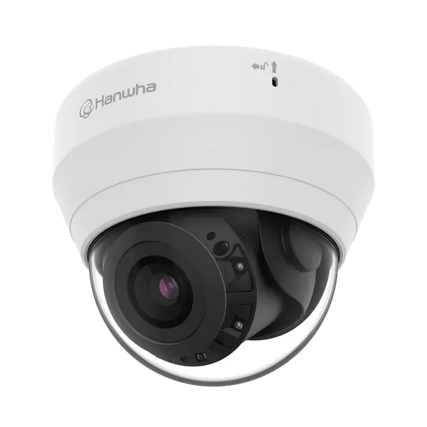 HANWHA QND-7082R caméra de sécurité Dôme Caméra de sécurité IP Intérieure 2560 x 1440 Pixels Plafond/Mur