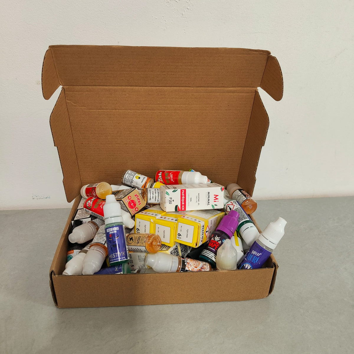 Lot de 50 e-liquides 10ml