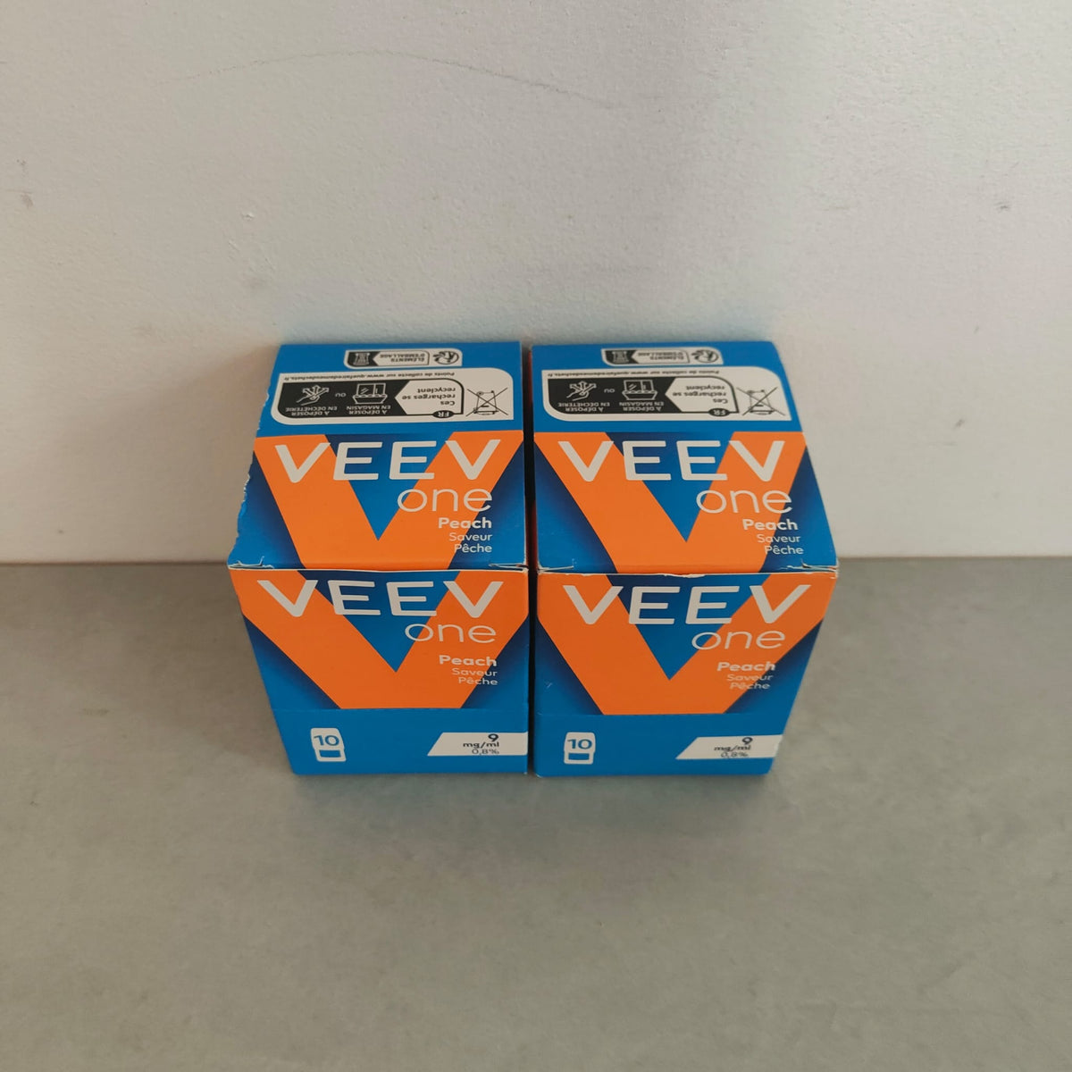 20 pods VEEV One saveur pêche - 9mg/ml