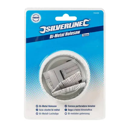 Silverline 704409 Scie-cloche Bi-métal 70 mm