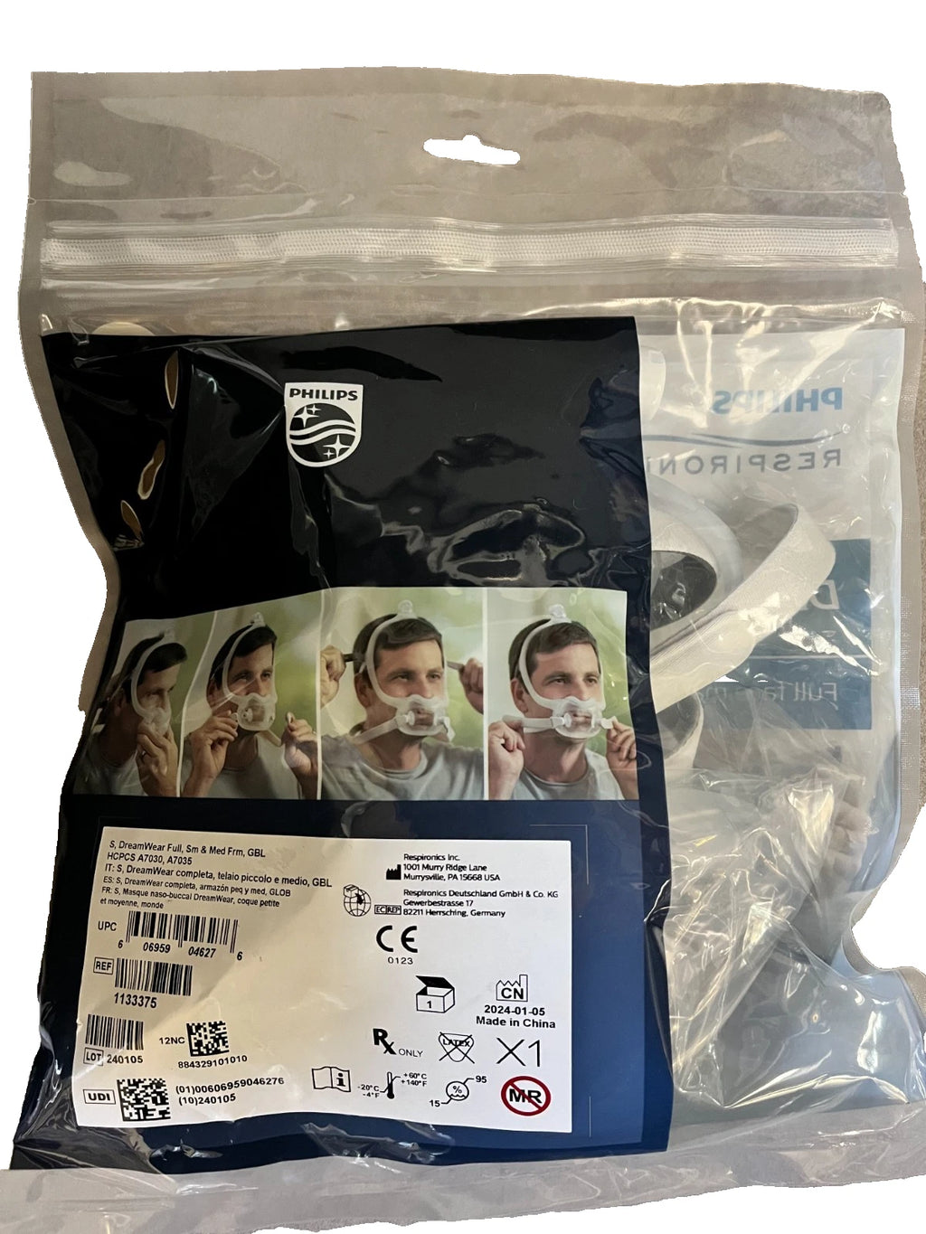 Philips - Masque apnée du sommeil Dreamwear Full Face - Taille S