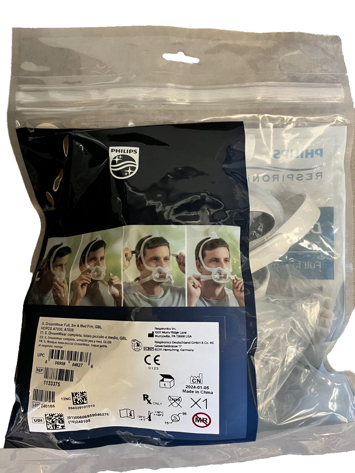 Philips - Masque apnée du sommeil Dreamwear Full Face - Taille S