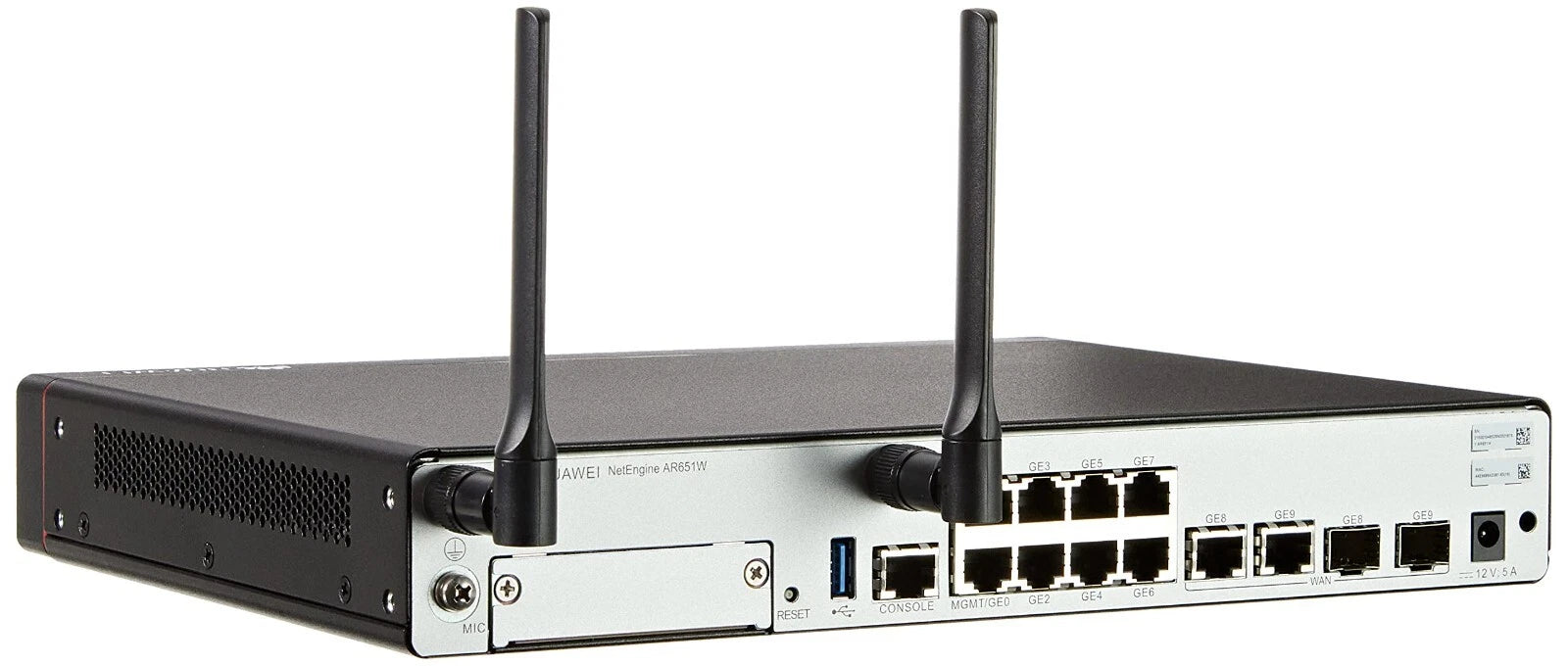 Huawei AR651W routeur sans fil Gigabit Ethernet Bi-bande (2,4 GHz / 5 GHz) Noir