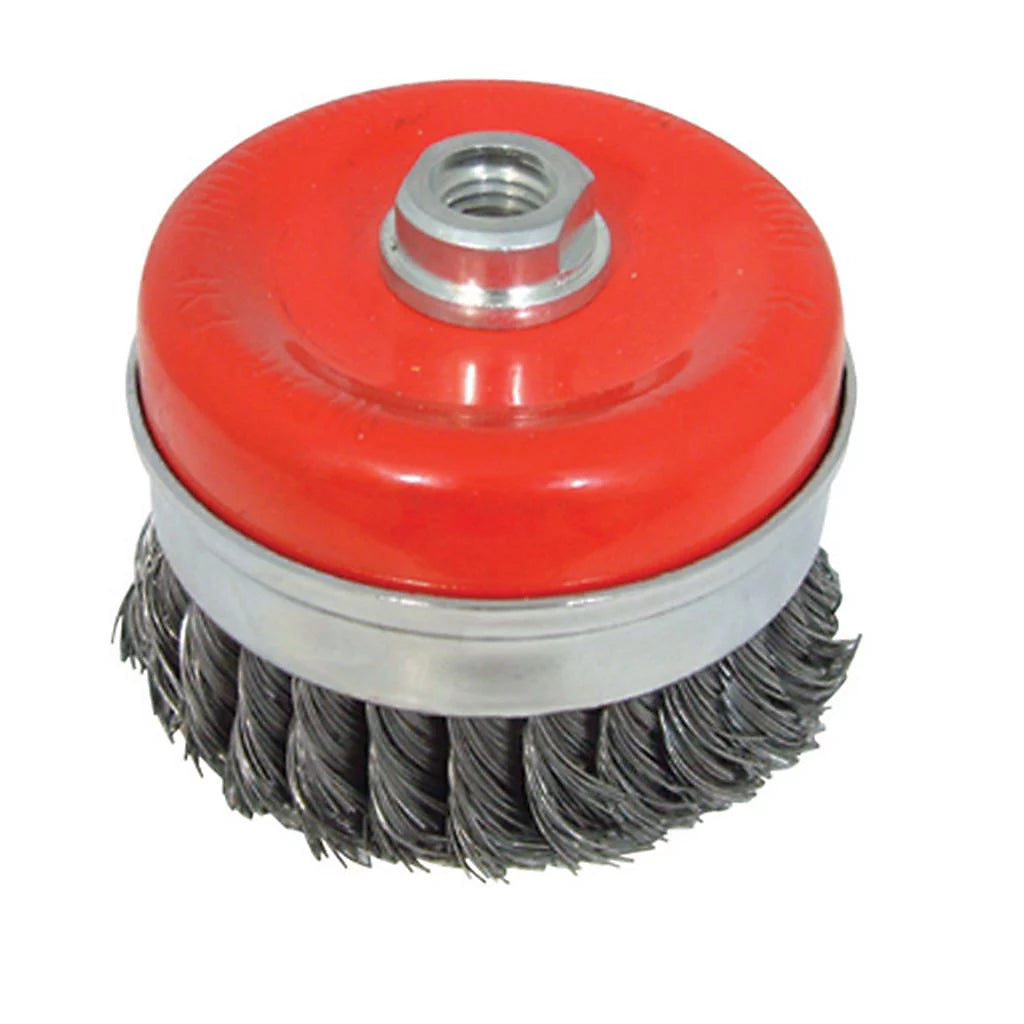 Silverline Steel Twist-Knot Cup - 100mm